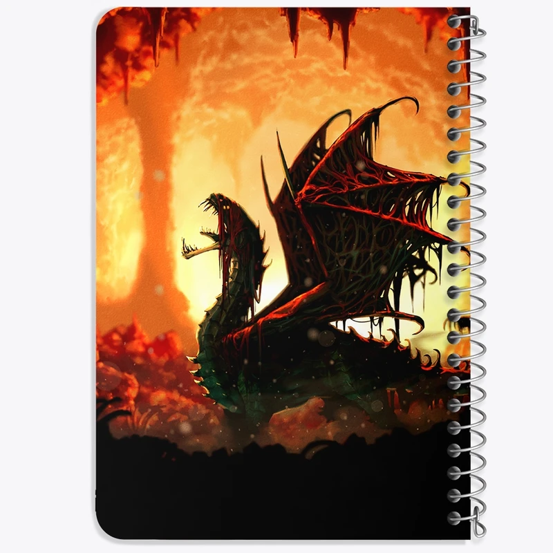 دفتر یادداشت 50 برگ خندالو طرح بازی شکارچی هیولا (Monster Hunter) کد 33251