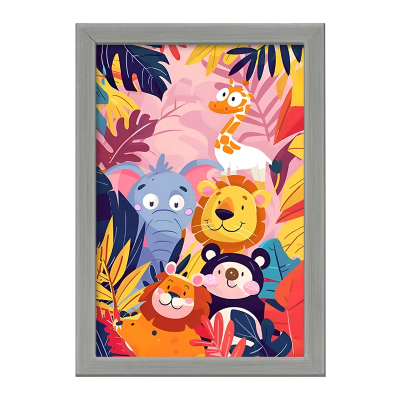 تابلو خندالو طرح حیوانات بامزه کد F12861