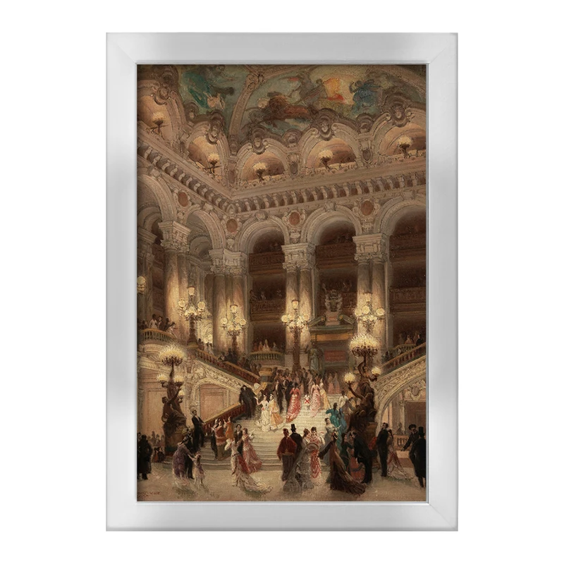 تابلو خندالو طرح نقاشی پلکان اپرا اثر لویی بیرود کد F12298