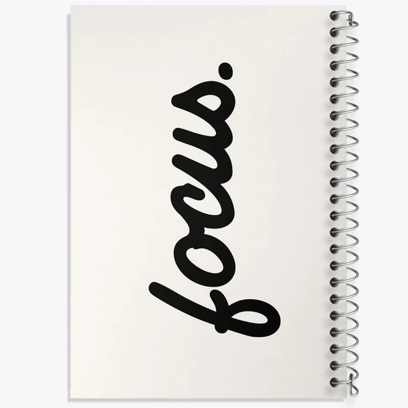 دفتر طراحی 50 برگ خندالو طرح تایپوگرافی کد F1419