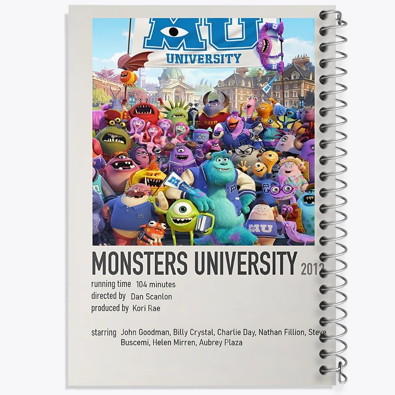 دفتر مشق 100 برگ خندالو طرح کارخانه هیولا ها (Monsters University) کد F13384