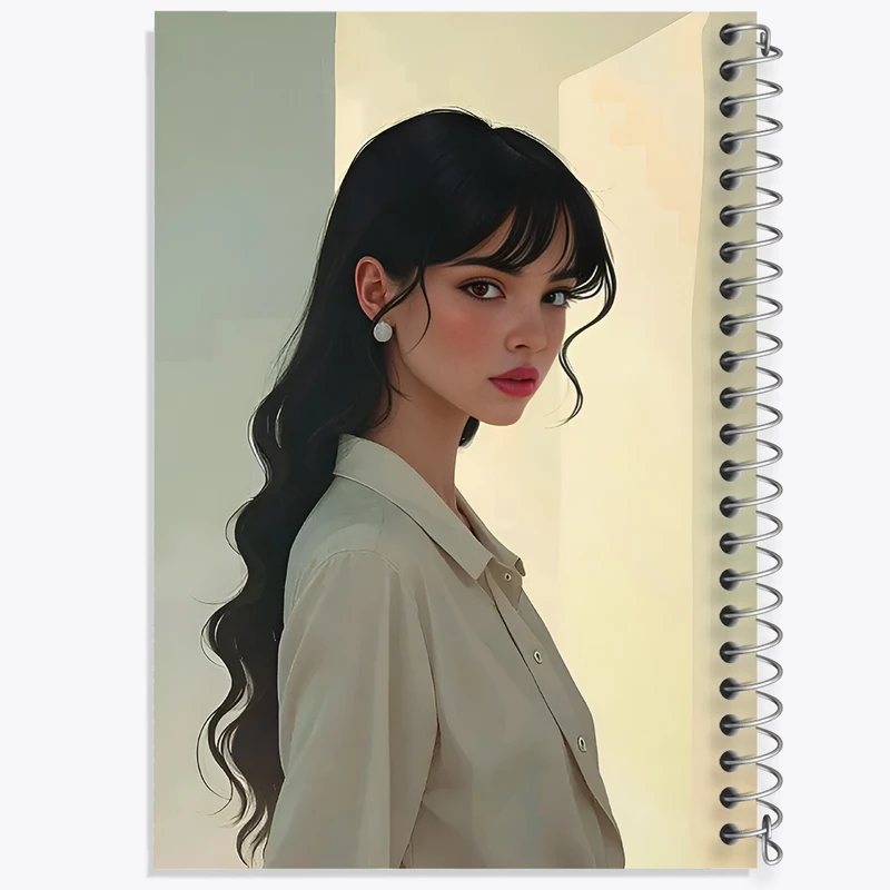 دفتر طراحی 50 برگ خندالو طرح دخترانه کد F12056