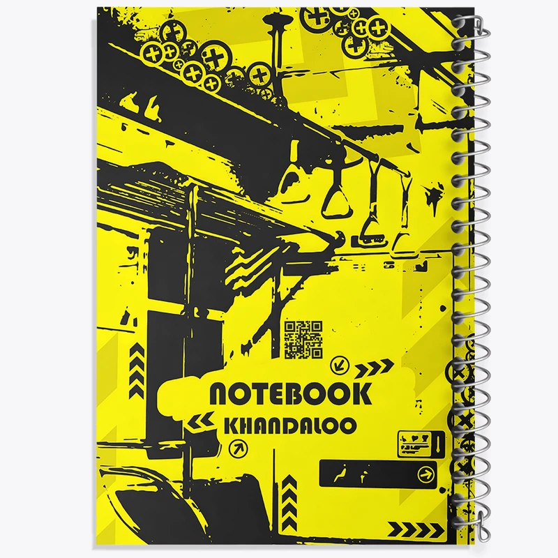 دفتر مشق 50 برگ خندالو طرح مدرن کد N7593