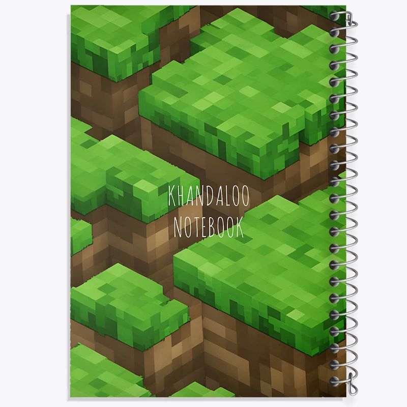 دفتر مشق 100 برگ خندالو طرح بازی ماینکرافت (Minecraft) کد N8732