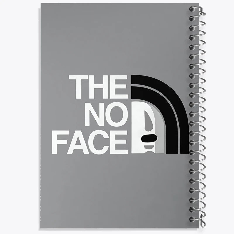 دفتر مشق 100 برگ خندالو طرح The No Face کد F10633