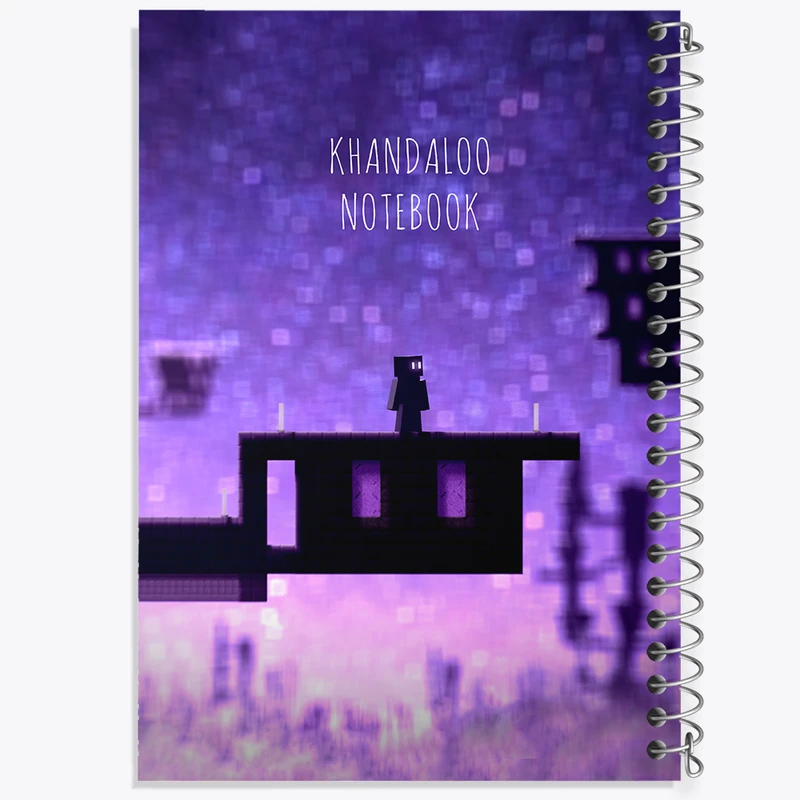 دفتر مشق 50 برگ خندالو طرح بازی ماینکرافت (Minecraft) کد N8766