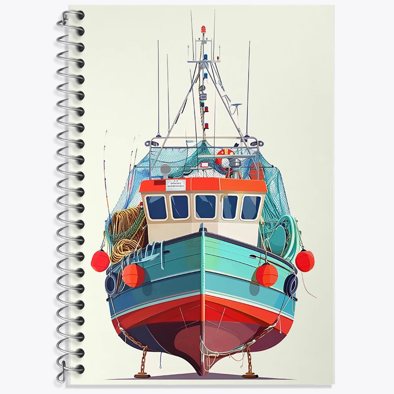 دفتر نت موسیقی 50 برگ خندالو طرح قایق کد F10853