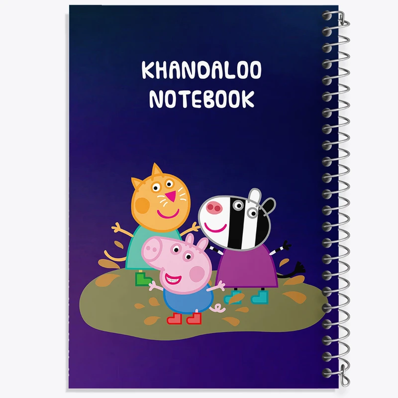 دفتر مشق 50 برگ خندالو طرح انیمیشن پپا پیگ (Peppa Pig) کد N9234