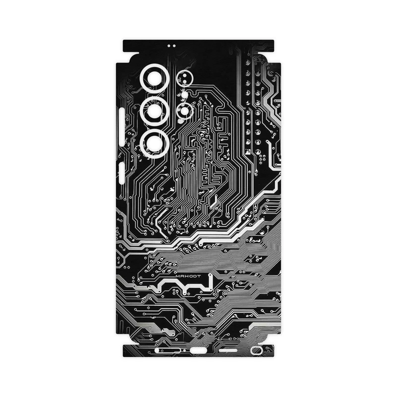 برچسب پوششی ماهوت مدل Black_Printed_Circuit_Board-FullSkin مناسب برای گوشی موبایل سامسونگ Galaxy S25 Ultra