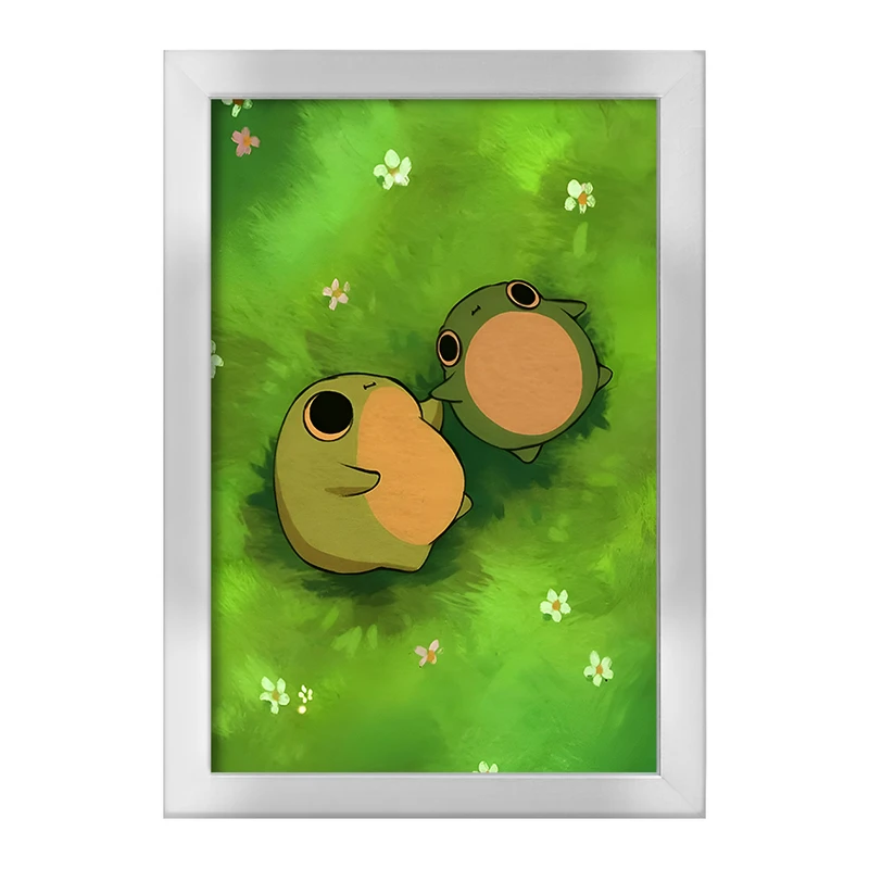تابلو خندالو طرح قورباغه های بامزه کد F6145