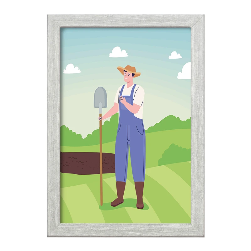 تابلو خندالو طرح کشاورز کد F1763