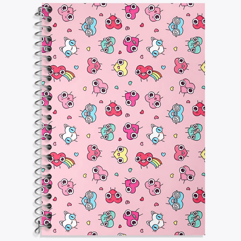 دفتر نت موسیقی 50 برگ خندالو طرح پترن قلبی کد N8302