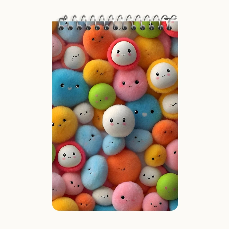 دفتر یادداشت 50 برگ خندالو طرح ایموجی کیوت کد F4218