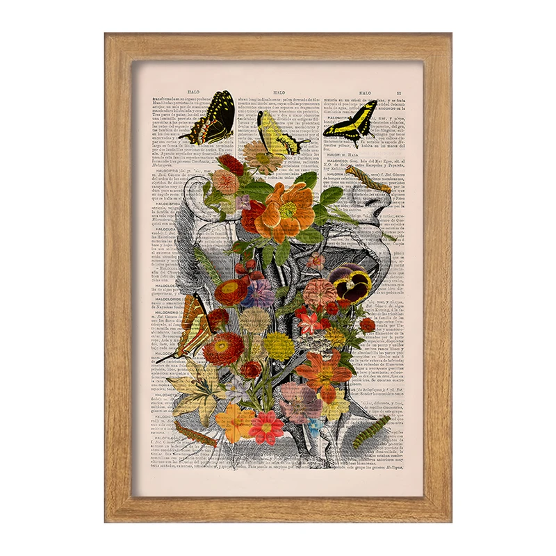 تابلو خندالو طرح آناتومی انسان (Human Anatomy) کد F14036