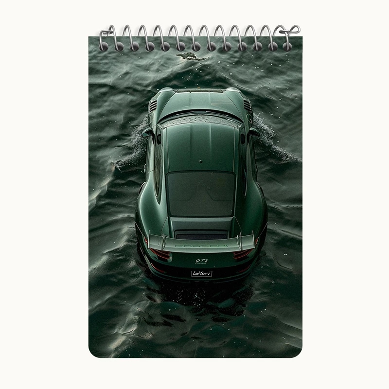 دفتر یادداشت 50 برگ خندالو طرح ماشین اسپرت کد F3671