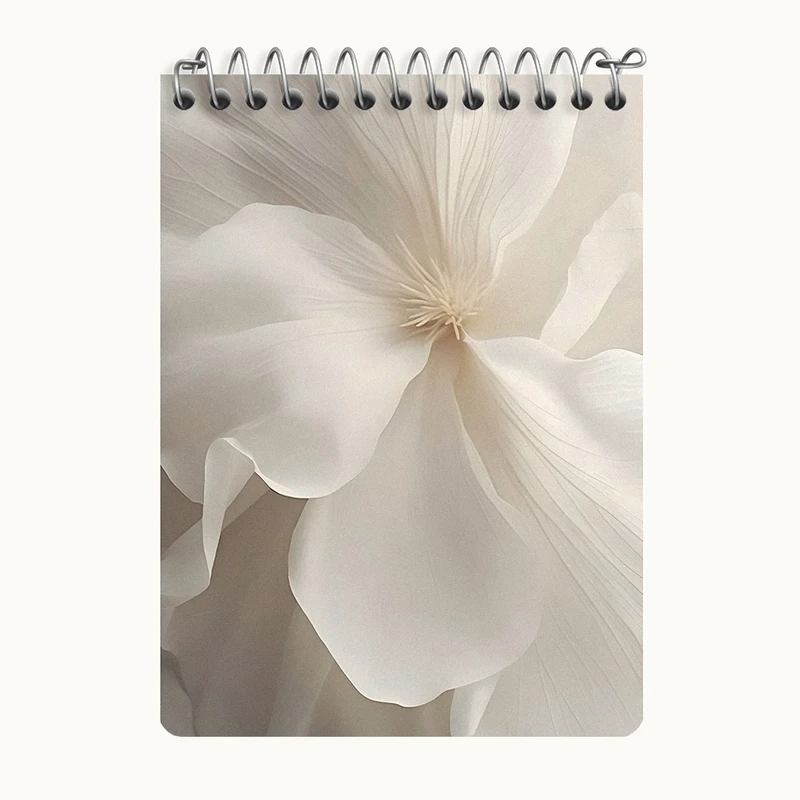 دفتر یادداشت 50 برگ خندالو طرح گل مینیمال کد N5869