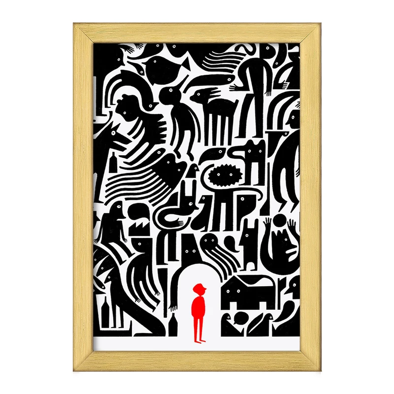 تابلو خندالو طرح فانتزی کد F175