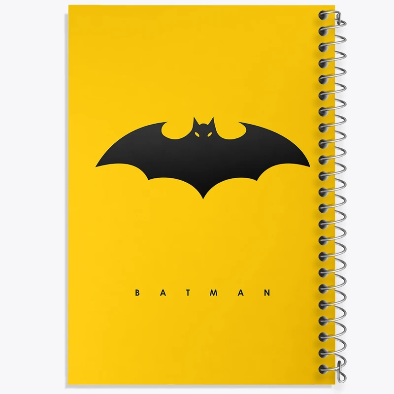 دفتر طراحی 50 برگ خندالو طرح بتمن Batman  کد 10265