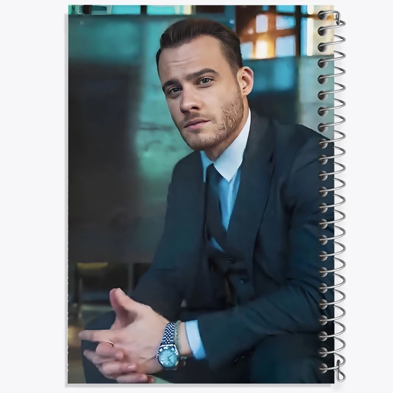 دفتر لیست خرید 50 برگ خندالو طرح کرم بورسین (Kerem Bürsin) کد F10229