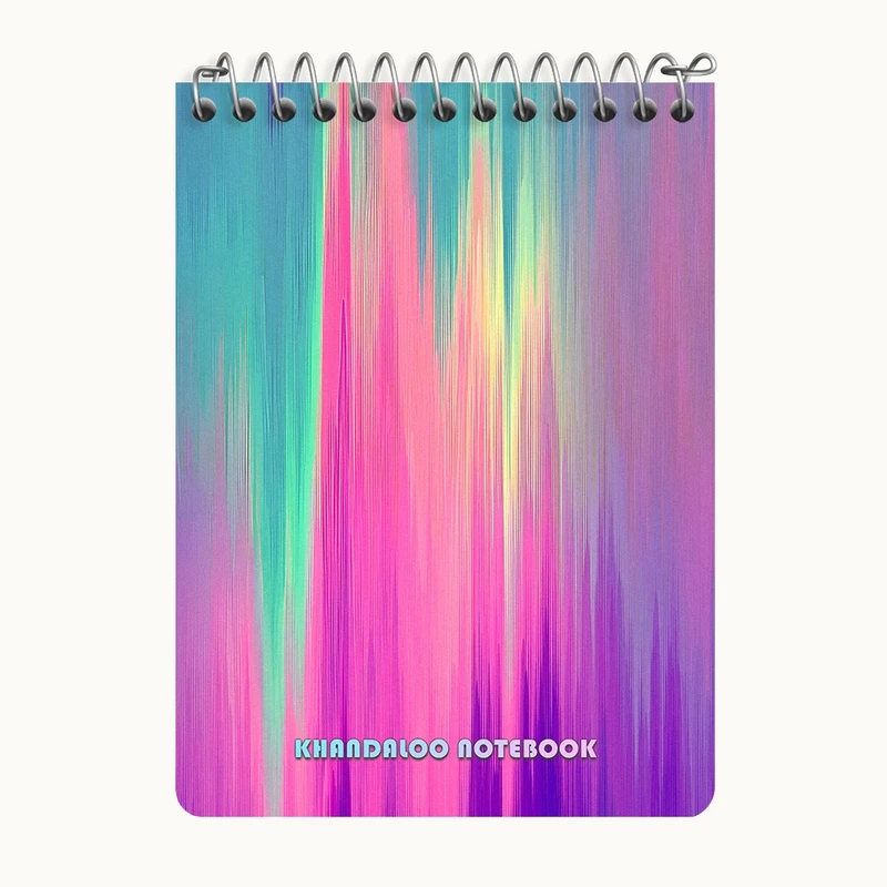 دفتر یادداشت 50 برگ خندالو طرح مدرن رنگی کد N6038