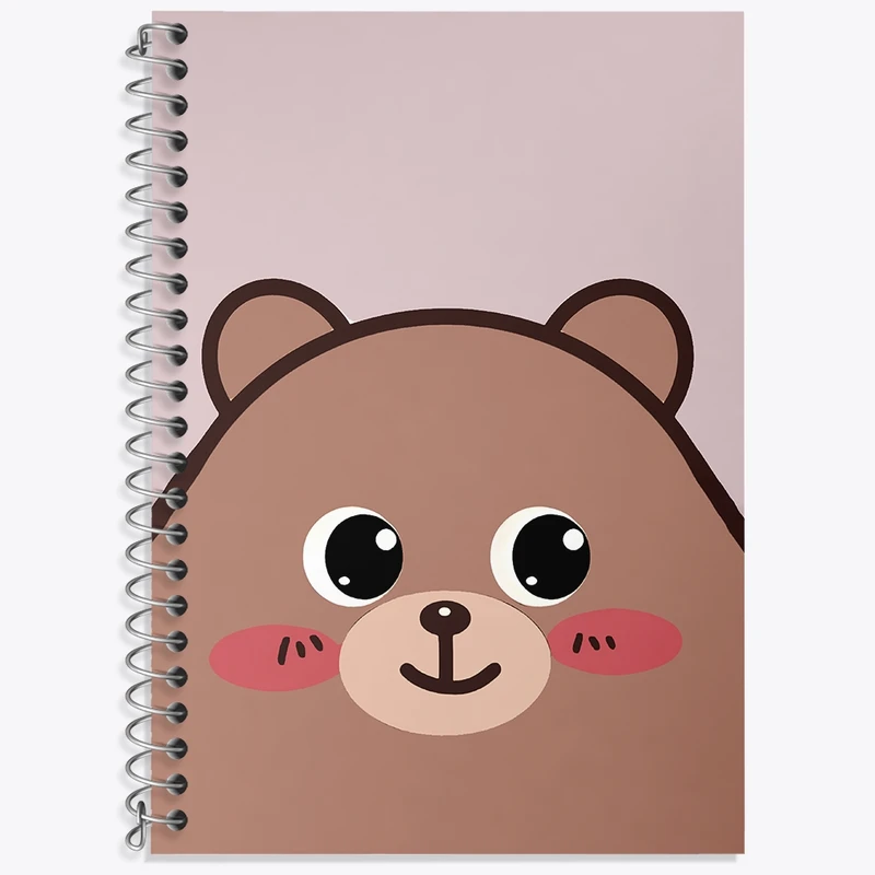 دفتر لغت 50 برگ خندالو طرح خرس بامزه کد N7036