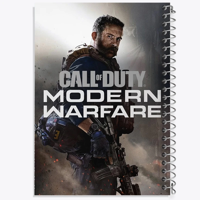 دفتر طراحی 50 برگ خندالو طرح بازی کال آف دیوتی مدرن وارفر وارزون گوست کد 26121