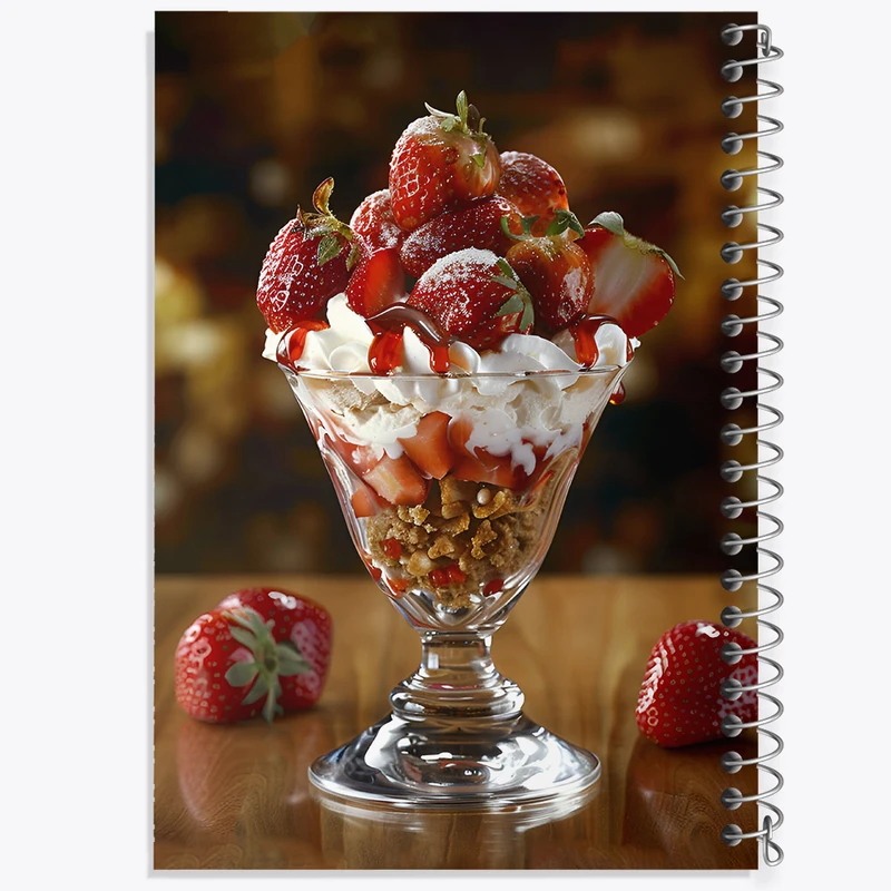 دفتر مشق 100 برگ خندالو طرح بستنی کد F9347