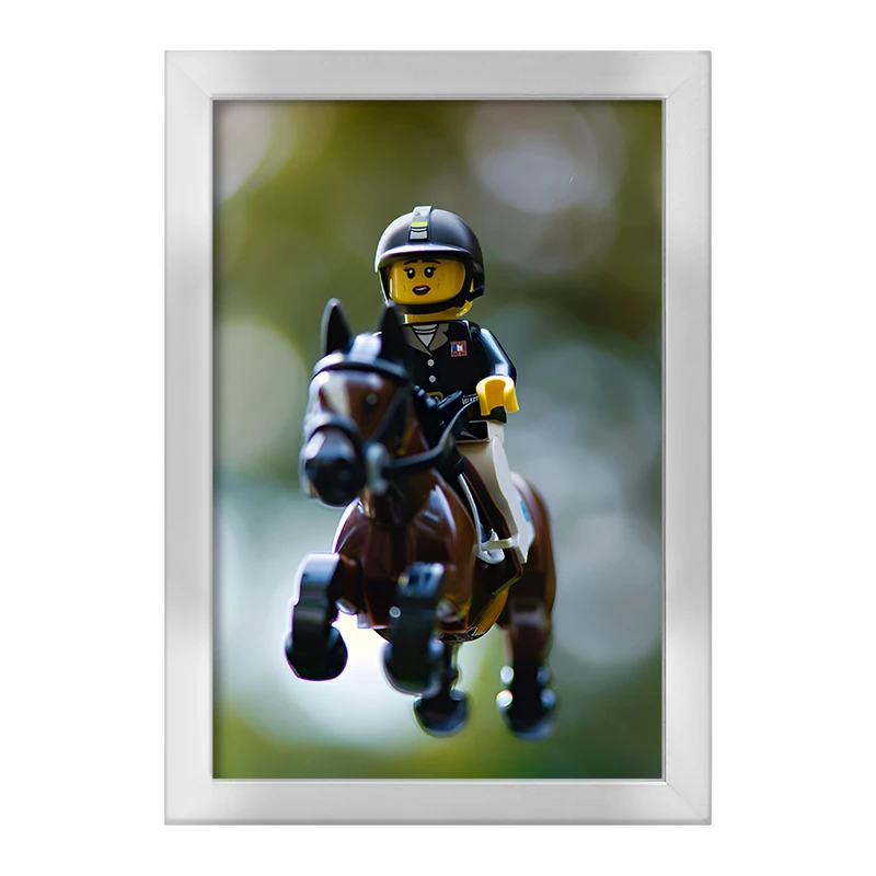 تابلو خندالو طرح لگو اسب سوار(Lego) کد F6555