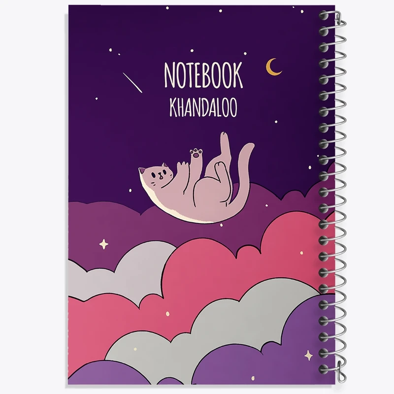 دفتر لیست خرید 50 برگ خندالو طرح گربه کیوت کد N7652