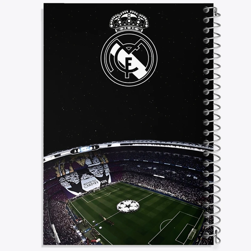 دفتر طراحی 50 برگ خندالو طرح باشگاه رئال مادرید کد F4299