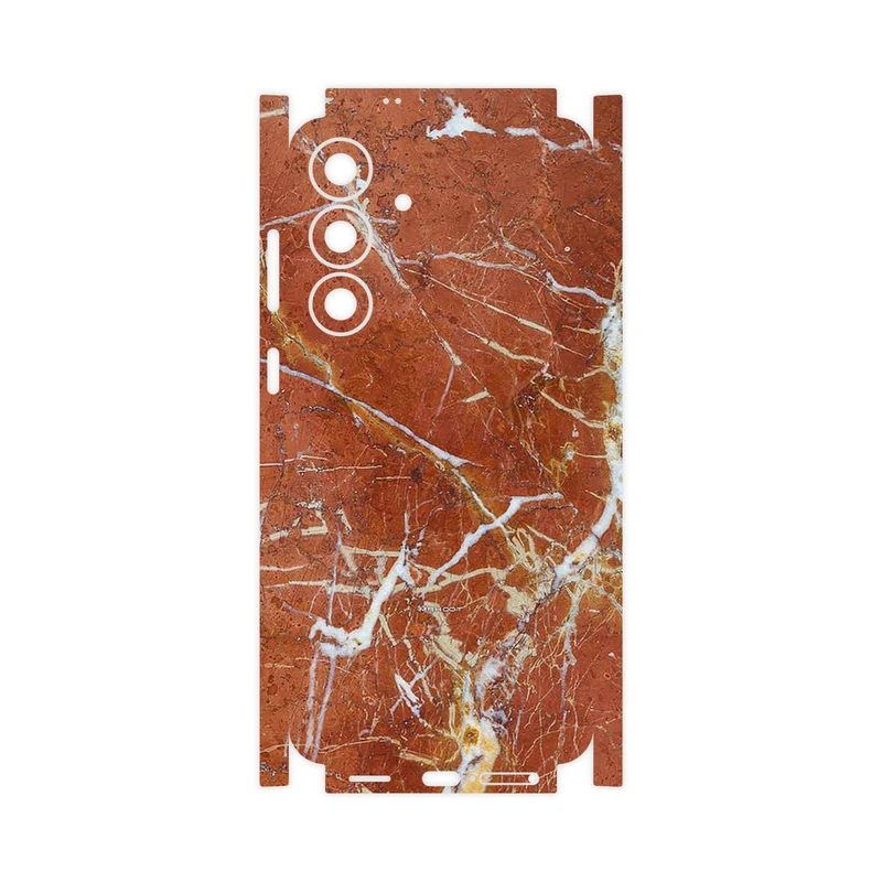 برچسب پوششی ماهوت مدل Red Marble-FullSkin مناسب برای گوشی موبایل سامسونگ Galaxy S25 FE