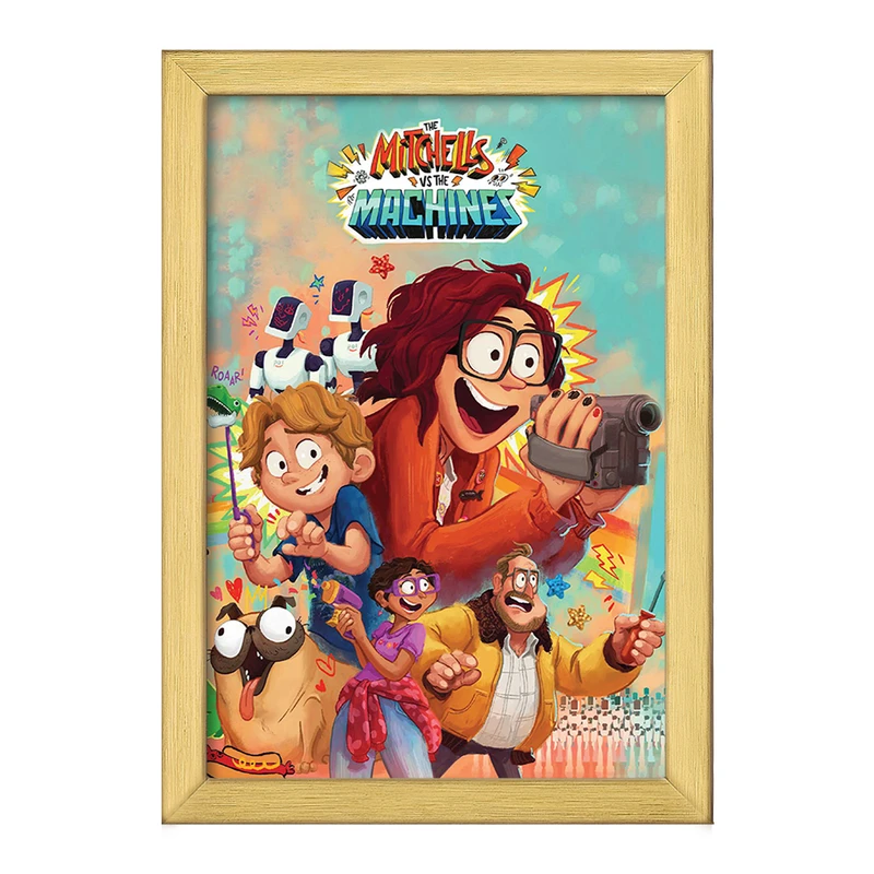 تابلو خندالو طرح میچل ها علیه ماشین ها Mitchells vs Machines  کد 1386