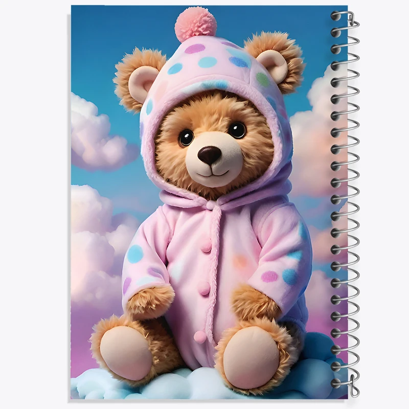 دفتر نقاشی 50 برگ خندالو طرح خرس بامزه کد F8544