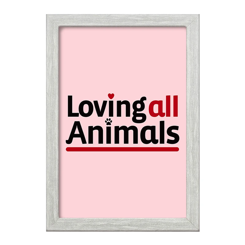 تابلو خندالو طرح حمایت از حیوانات کد 27374