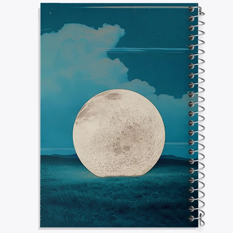 دفتر لیست خرید 50 برگ خندالو طرح ماه کد N7490