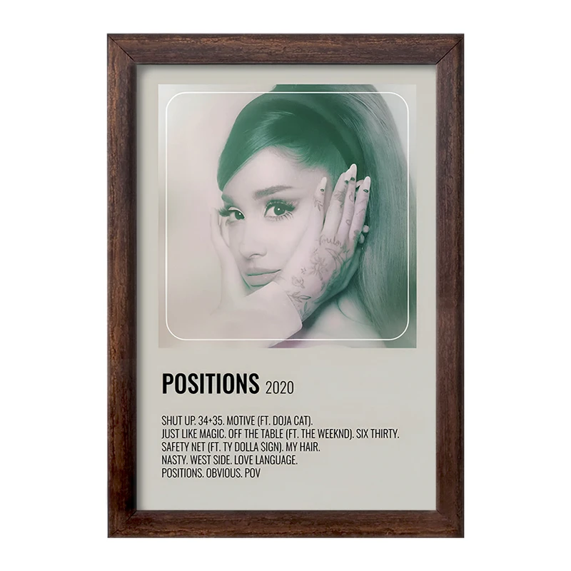 تابلو خندالو طرح آریانا گرانده (Ariana Grande) کد F14205