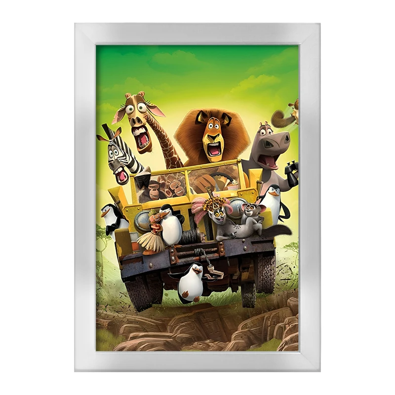 تابلو خندالو طرح ماداگاسکار (Madagascar) کد F8324