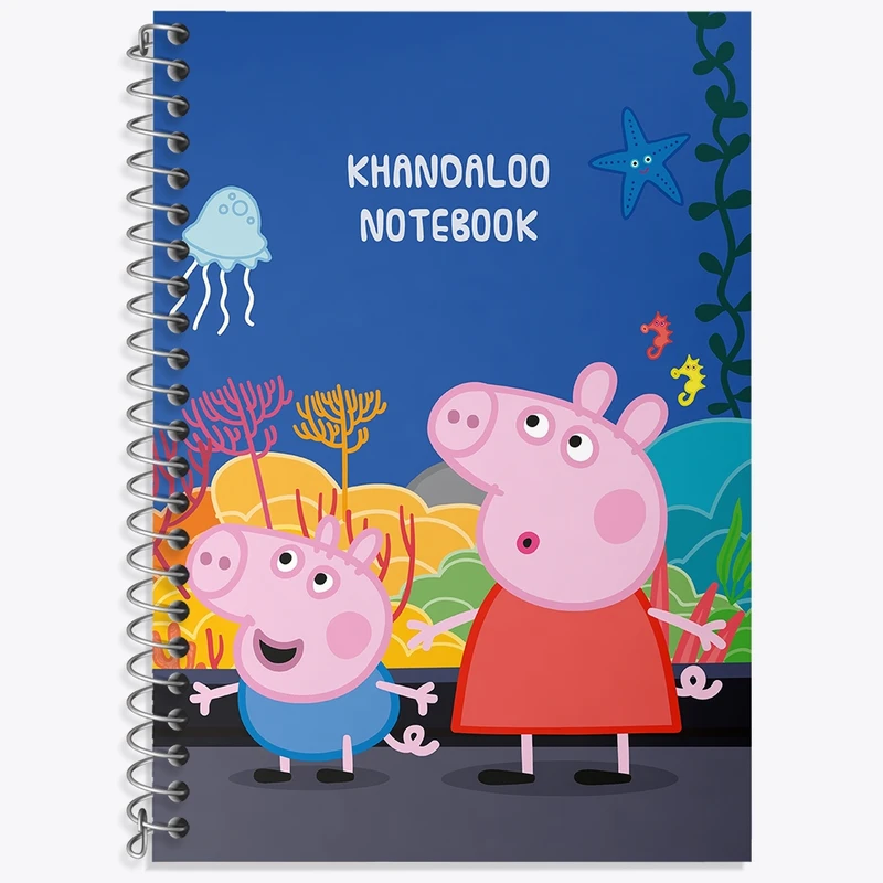 دفتر لغت 50 برگ خندالو طرح انیمیشن پپا پیگ (Peppa Pig) کد N9275