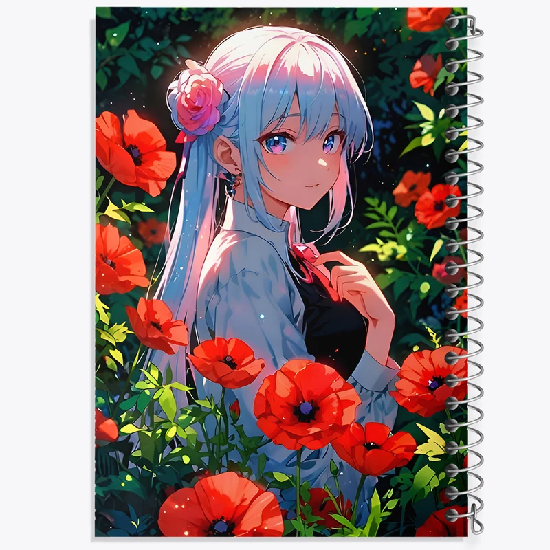 دفتر مشق 50 برگ خندالو طرح دخترانه کد F9598