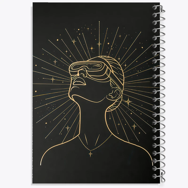 دفتر مشق 100 برگ خندالو طرح دخترانه مینیمال کد F3095