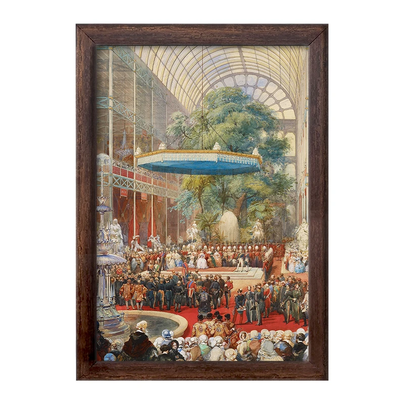 تابلو خندالو طرح نقاشی افتتاحیه نمایشگاه بزرگ اثر یوژن لامی کد F12270