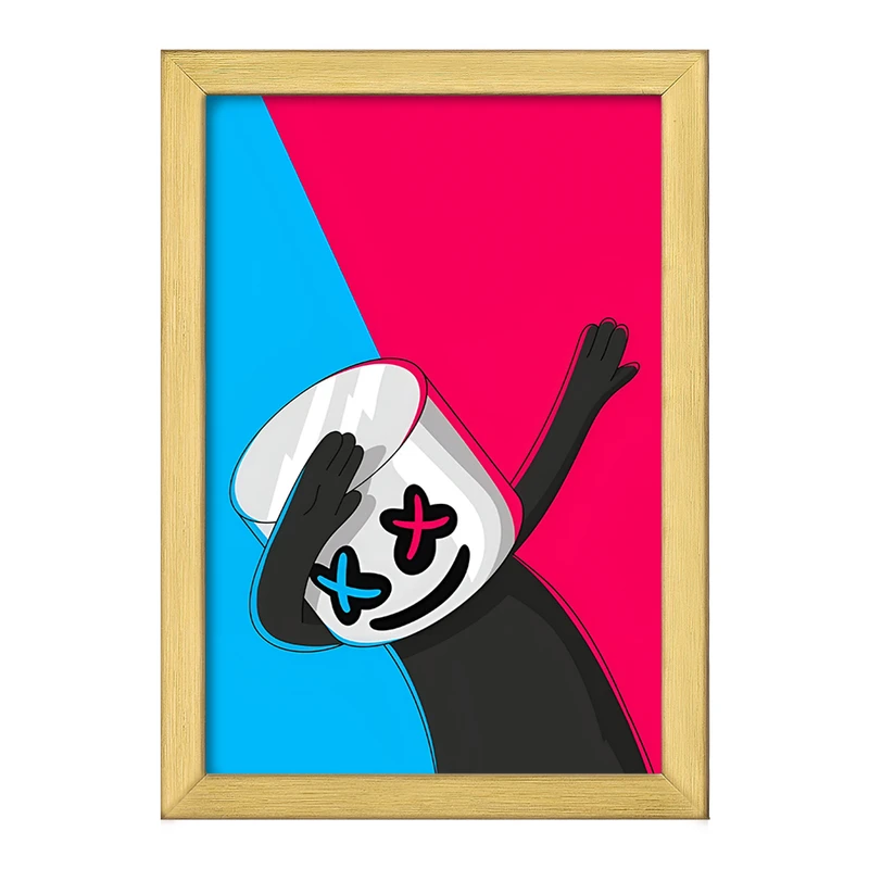 تابلو خندالو طرح مارشملو (Marshmello) کد F10847