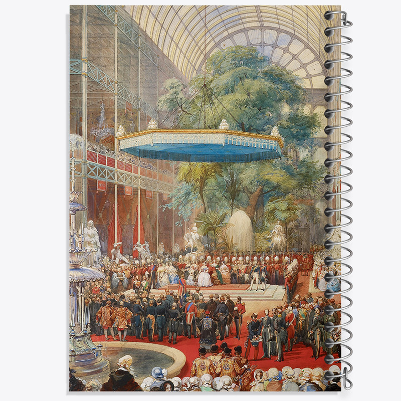 دفتر نقاشی 50 برگ خندالو طرح نقاشی افتتاحیه نمایشگاه بزرگ اثر یوژن لامی کد F12270