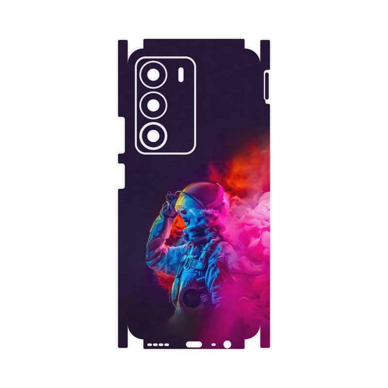 برچسب پوششی ماهوت مدل Smoke Rainbow Digital Art 1-FullSkin مناسب برای گوشی موبایل ریلمی C71