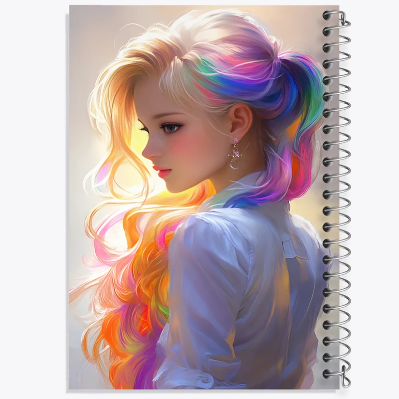 دفتر مشق 50 برگ خندالو طرح دخترانه کد F12669