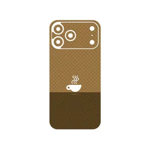 MAHOOT Minimal Cup of Coffee Icon Cover Sticker for Apple iPhone 17 Pro Max