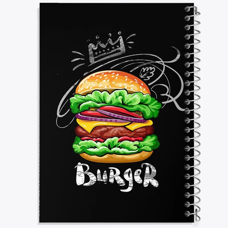 دفتر طراحی 50 برگ خندالو طرح فست فود کد 31057