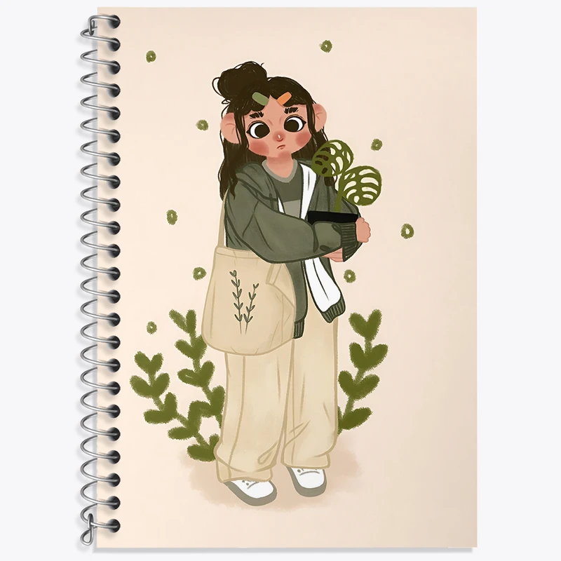 دفتر نت موسیقی 50 برگ خندالو طرح دخترانه کد F3666