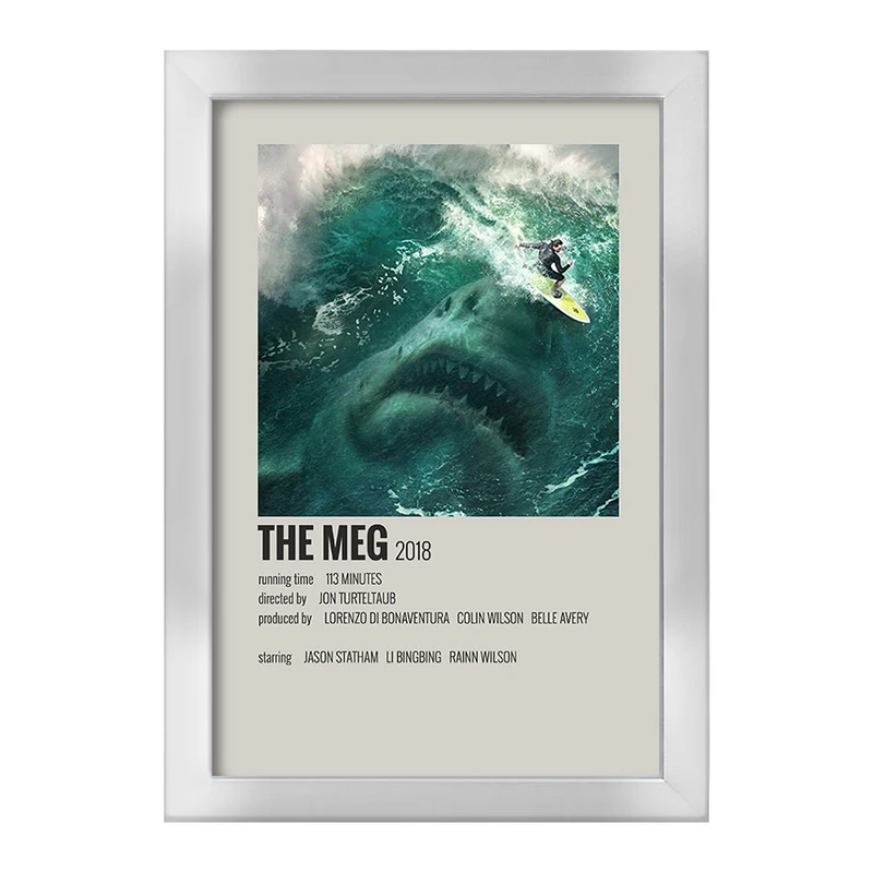 تابلو خندالو طرح مگ (The Meg) کد F13089