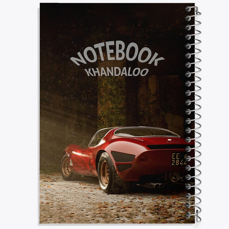 دفتر شطرنجی 50 برگ خندالو طرح آلفا رومئو (Alfa Romeo) کد N7881